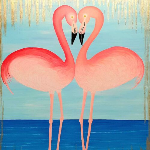 Flamingos-in-Love